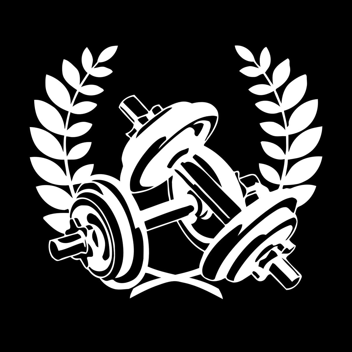 Gymnastics Fitnesscenter Sports Dumbbells Bodybuilding Fine Carving Stickers Waterproof