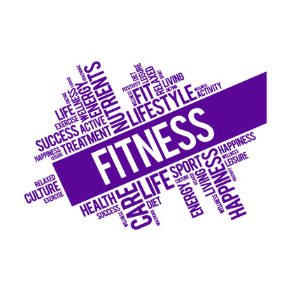 Lettering Decals Incentive Phrases Fitnesscenter Life Active Happiness Wall Beautification