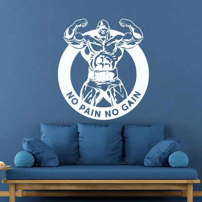 Lettering Stickers Motivating Phrases Fitnesscenter Sports Lifestyle Gymnastics Window Decals