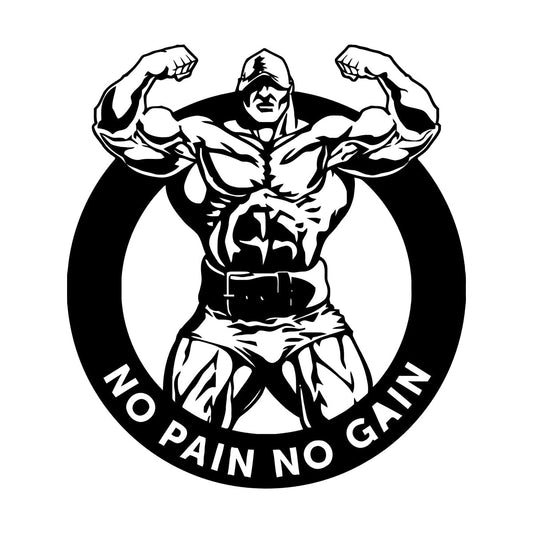 Lettering Stickers Motivating Phrases Fitnesscenter Sports Lifestyle Gymnastics Window Decals