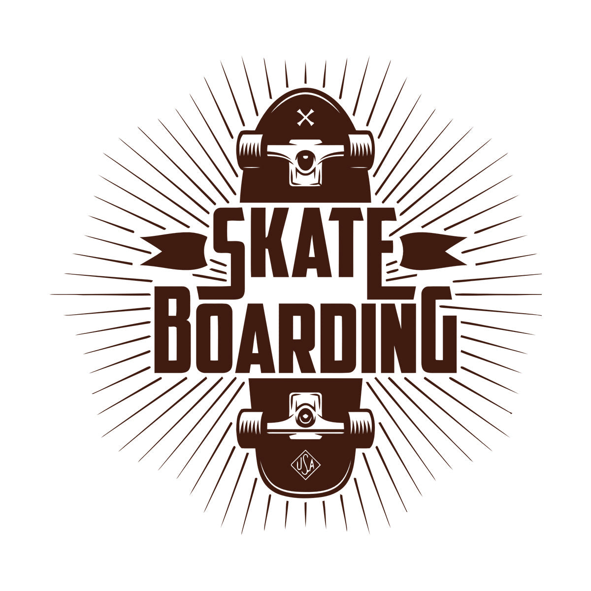Vinyl Wall Stickers Skateboarding Extreme Sports Skateboard Deck Store Decoration