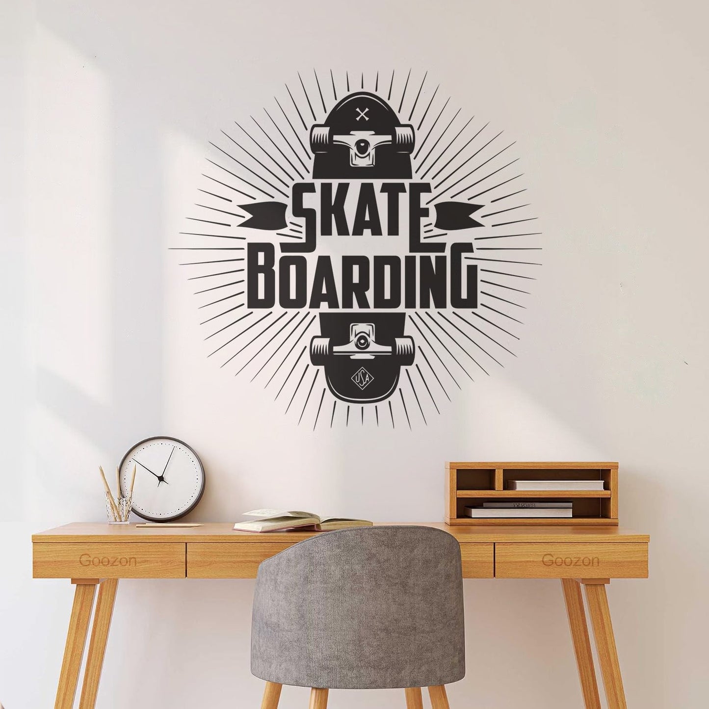 Vinyl Wall Stickers Skateboarding Extreme Sports Skateboard Deck Store Decoration