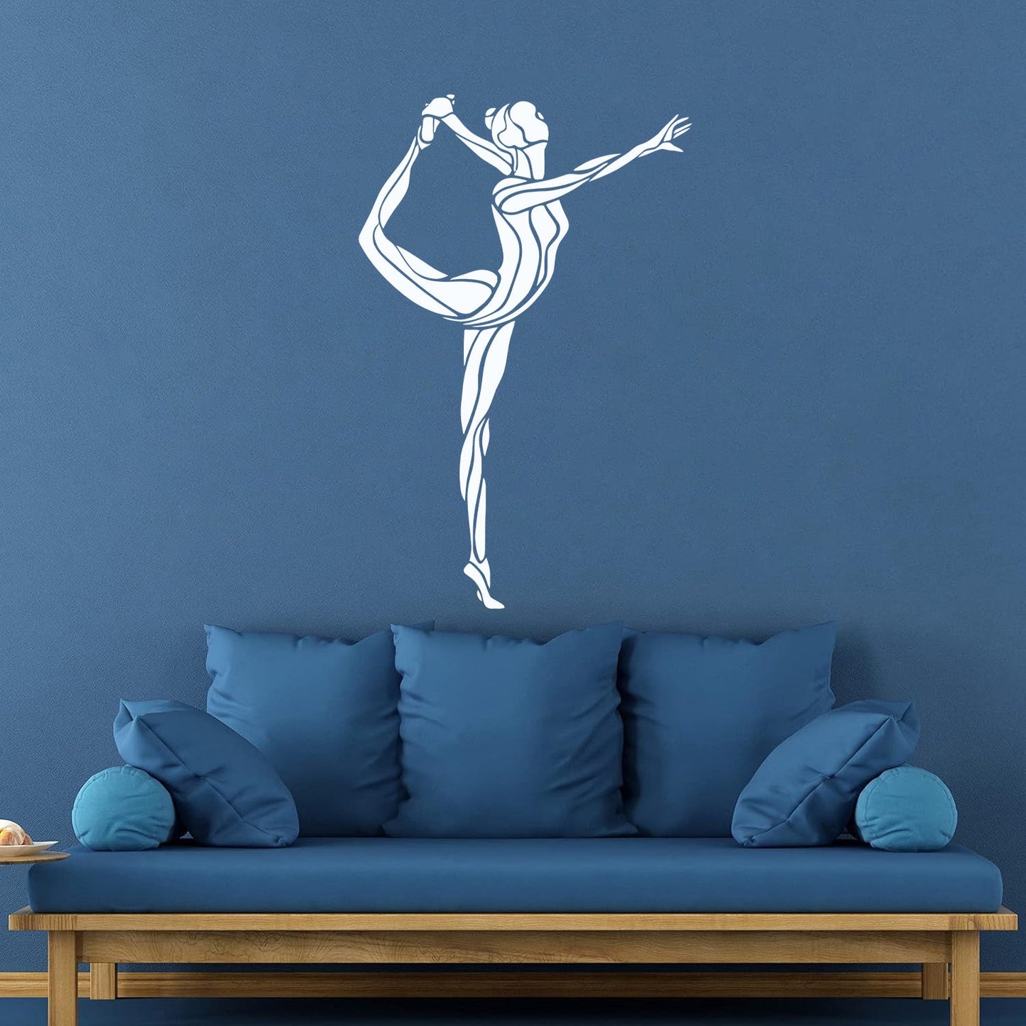 Gymnasticsnastic Girl Rhythmic Sports Vinyl Wall Decals Removable Without Leaving Glue