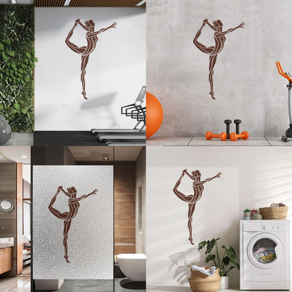 Gymnasticsnastic Girl Rhythmic Sports Vinyl Wall Decals Removable Without Leaving Glue
