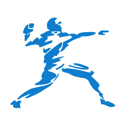 Engraving Stickers American Football Throw Ball Player Rugby It Won'T Fall Off