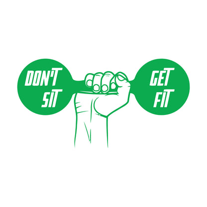 Dumbbell Gymnastics Fitnesscenter Sport Lettering Decals Personalized Customization