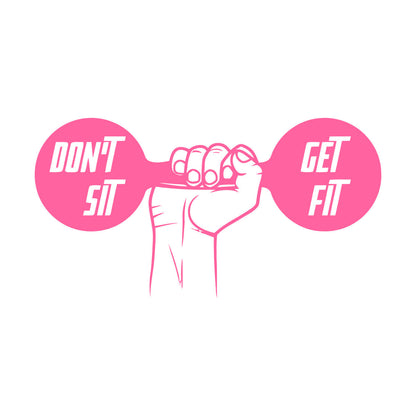 Dumbbell Gymnastics Fitnesscenter Sport Lettering Decals Personalized Customization