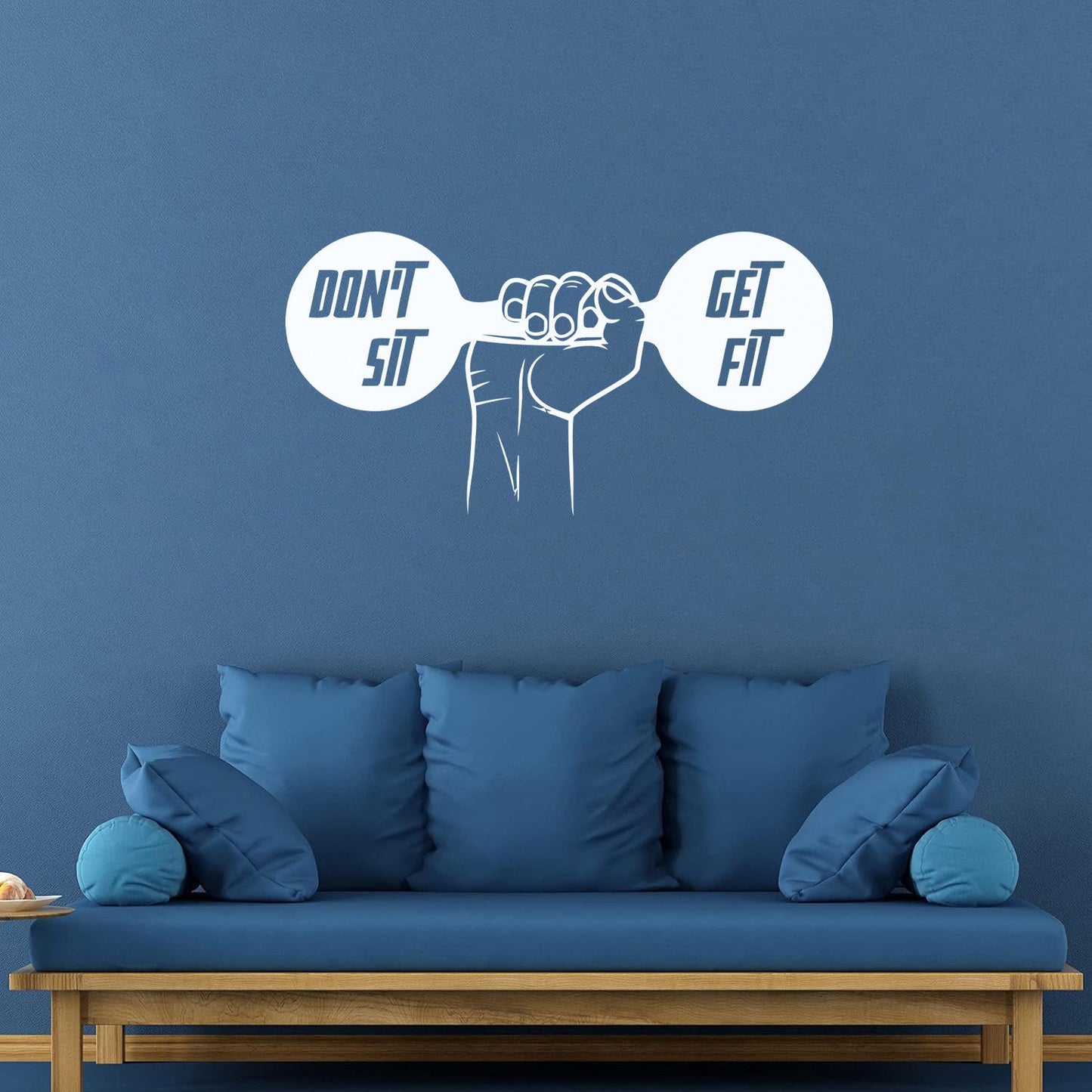 Dumbbell Gymnastics Fitnesscenter Sport Lettering Decals Personalized Customization