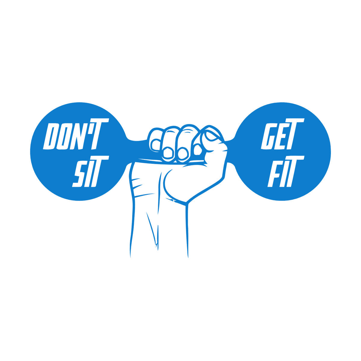 Dumbbell Gymnastics Fitnesscenter Sport Lettering Decals Personalized Customization