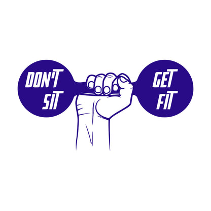 Dumbbell Gymnastics Fitnesscenter Sport Lettering Decals Personalized Customization