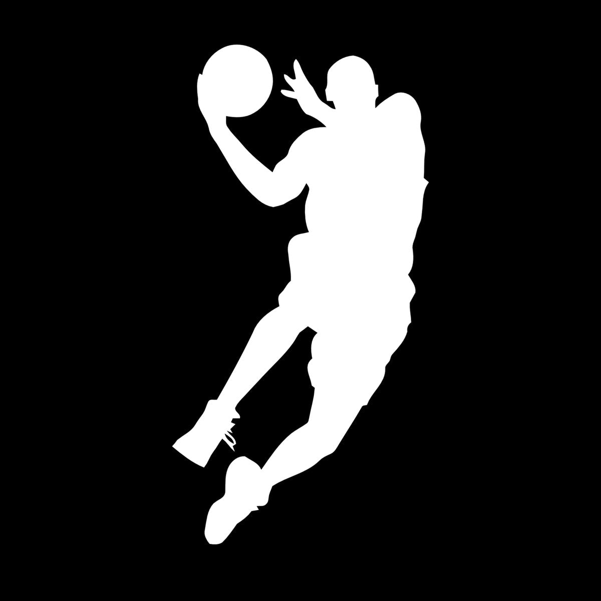 Vinyl Wall Stickers Sport Basketball Palyer Man Car Body Decoration