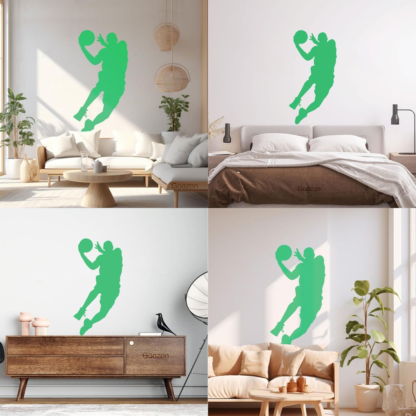 Vinyl Wall Stickers Sport Basketball Palyer Man Car Body Decoration