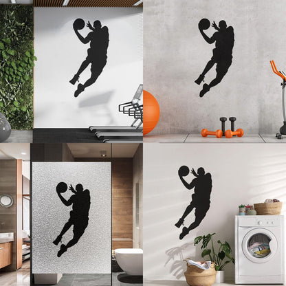 Vinyl Wall Stickers Sport Basketball Palyer Man Car Body Decoration