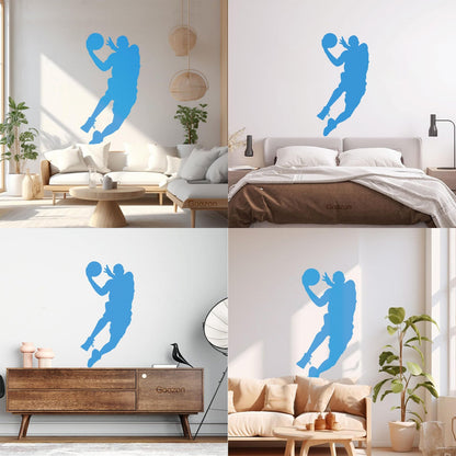 Vinyl Wall Stickers Sport Basketball Palyer Man Car Body Decoration