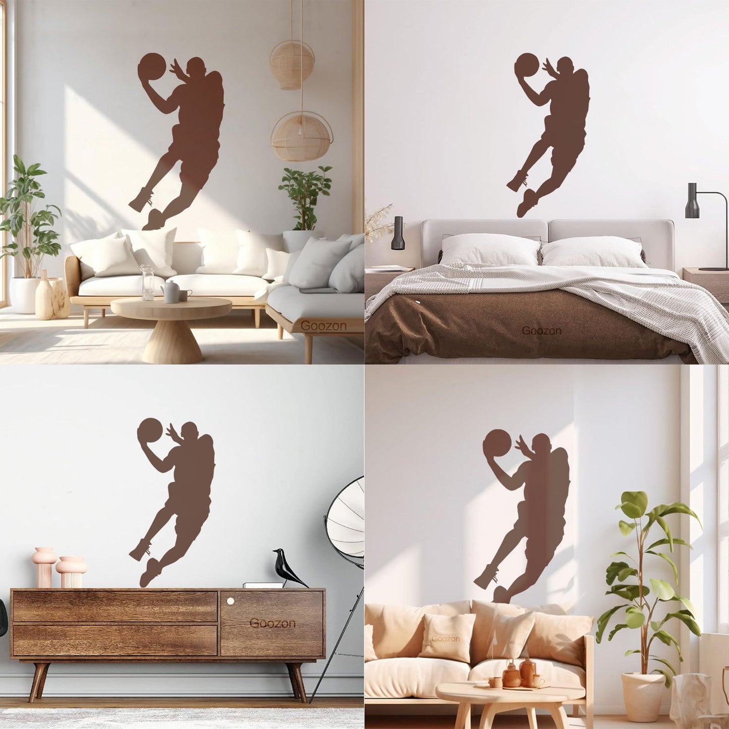 Vinyl Wall Stickers Sport Basketball Palyer Man Car Body Decoration