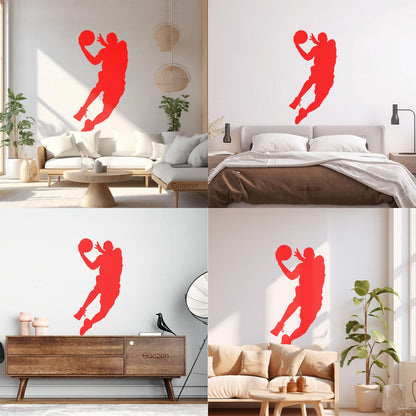 Vinyl Wall Stickers Sport Basketball Palyer Man Car Body Decoration