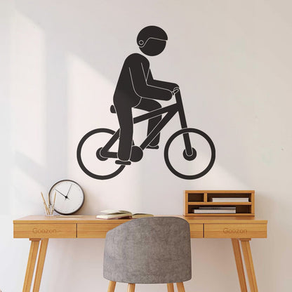 Wall Decals Sport Hobby Passion Cyclist Cycling Window Decals