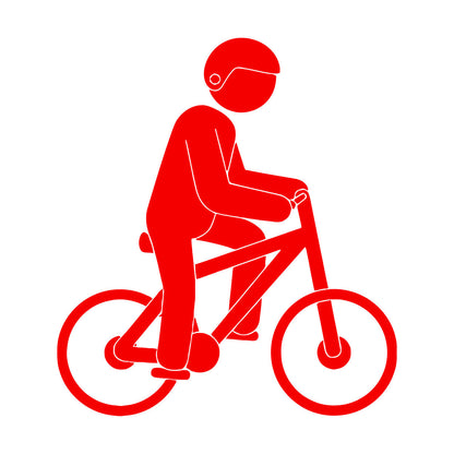 Wall Decals Sport Hobby Passion Cyclist Cycling Window Decals