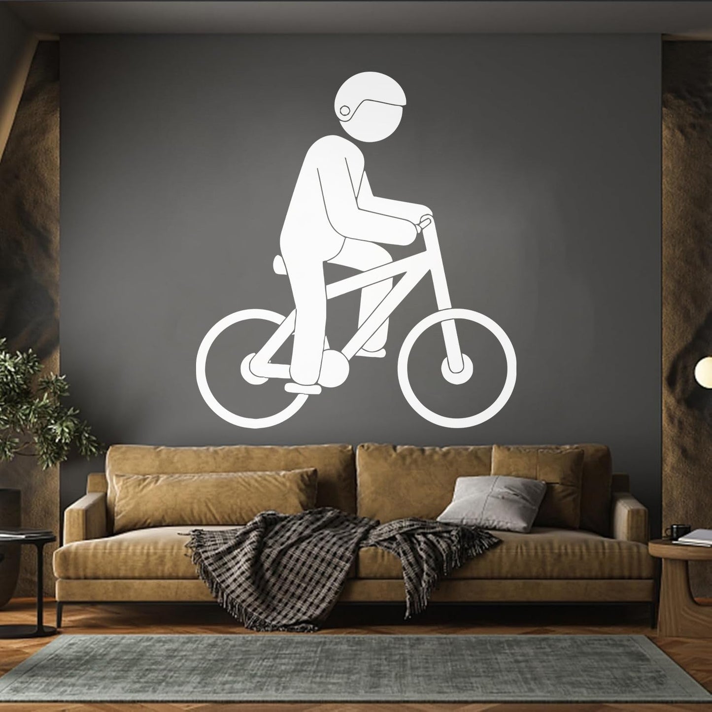 Wall Decals Sport Hobby Passion Cyclist Cycling Window Decals