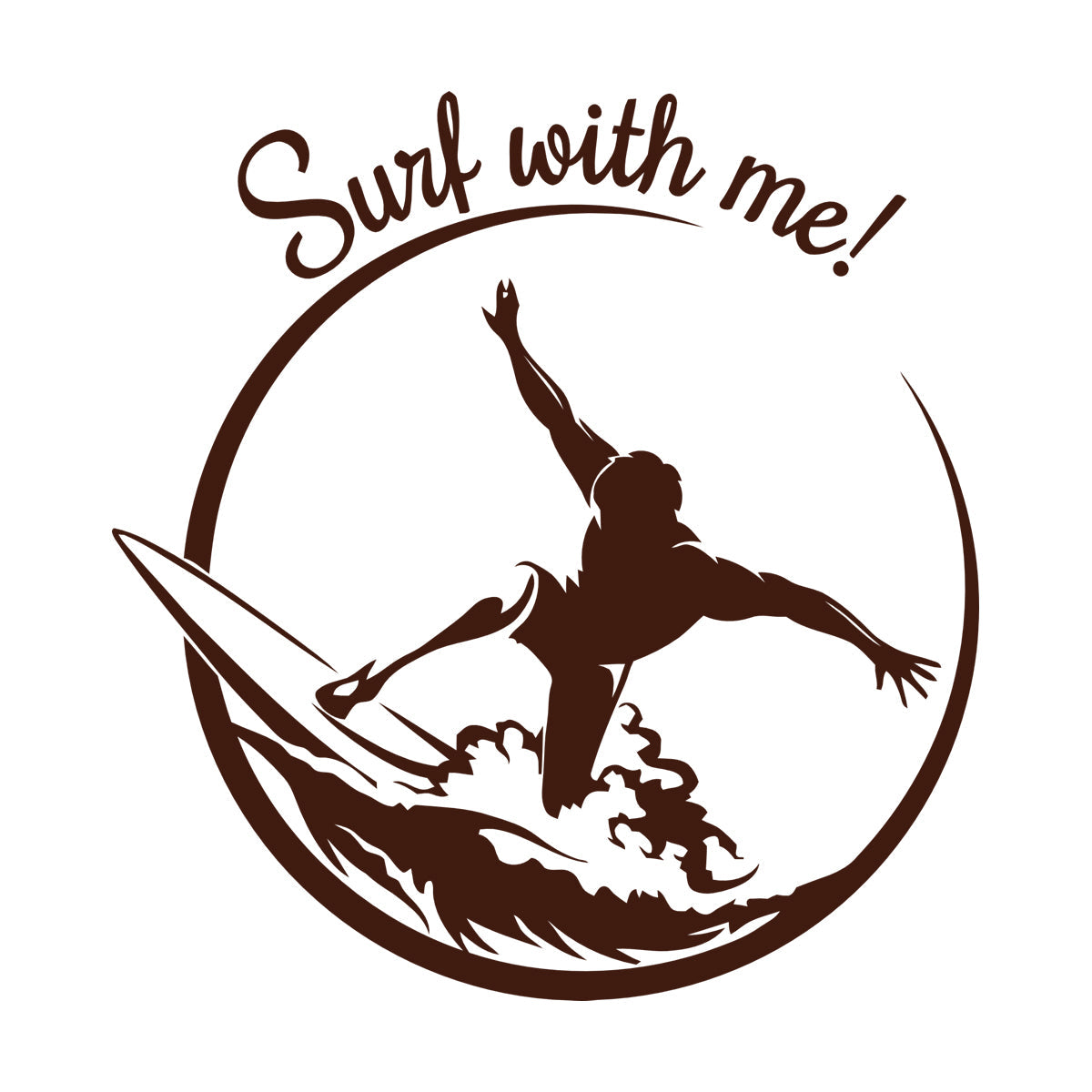 Mural And Wall Vinyl Decal Sports Garage Surfer Surfing Wave Extreme Tattoo Culture