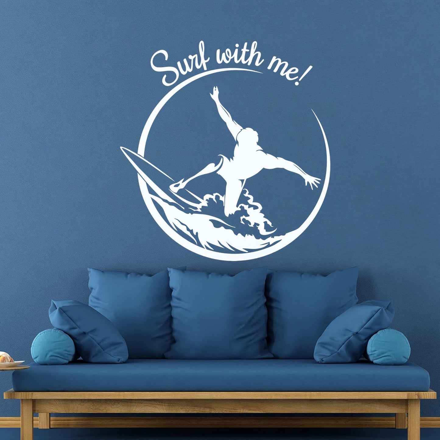 Mural And Wall Vinyl Decal Sports Garage Surfer Surfing Wave Extreme Tattoo Culture