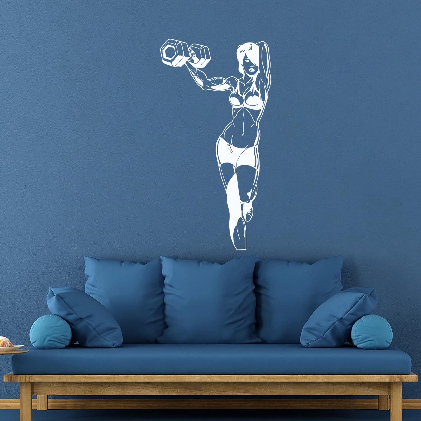 Miss Beautiful Fitnesscenter Muscle Dumbbells Figure Force Fine Carving Decals Equipped With Transfer Film Kit