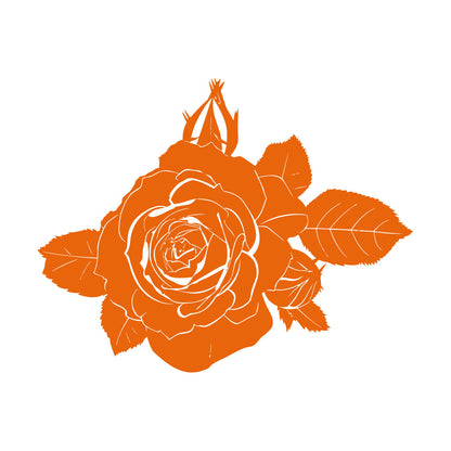 Vinyl Wall Decals Buds Rose Flowers Rosebud Wall Beautification