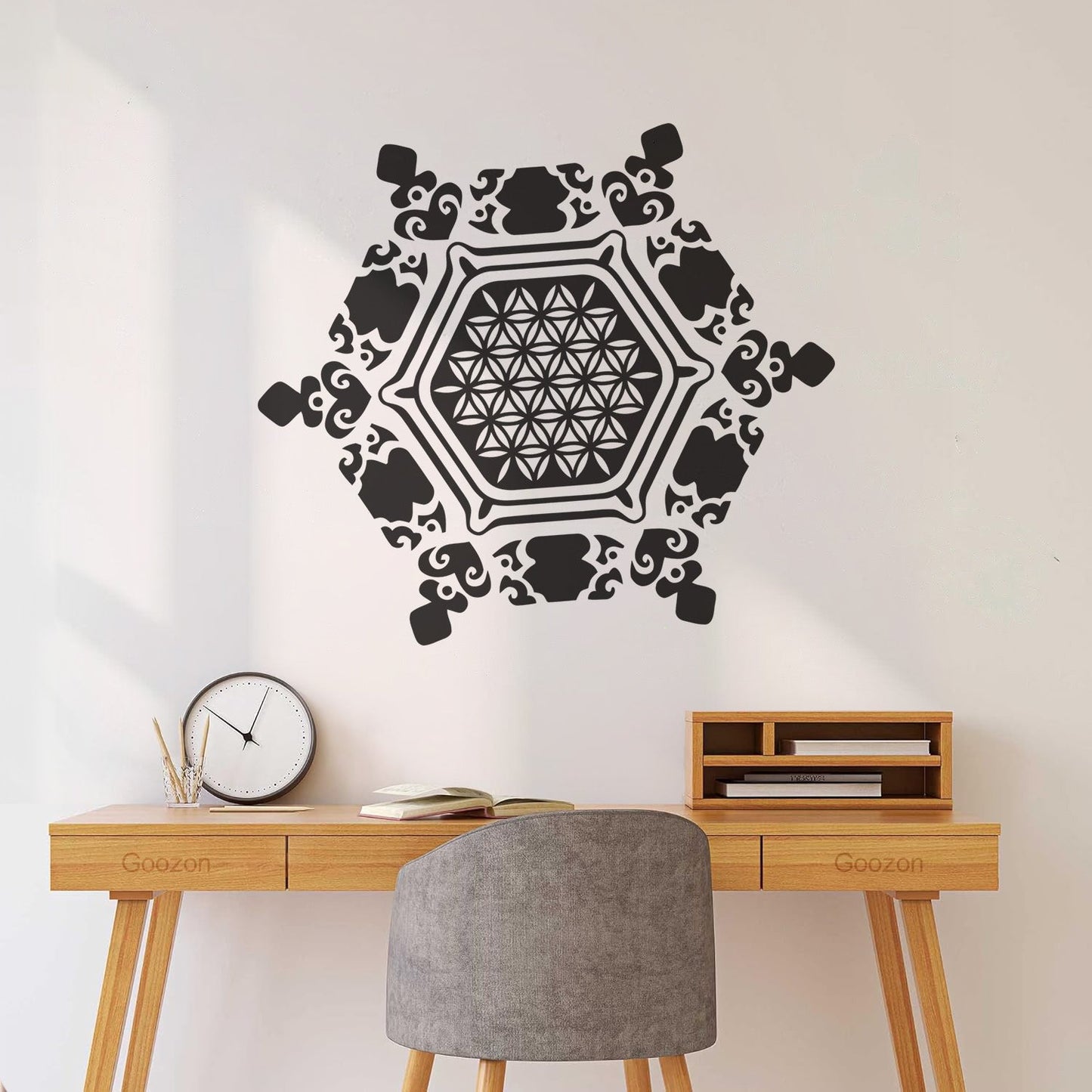 Wall Stickers Paster Paper Snowflake Water Crystal Flower Life Home Glass Stickers