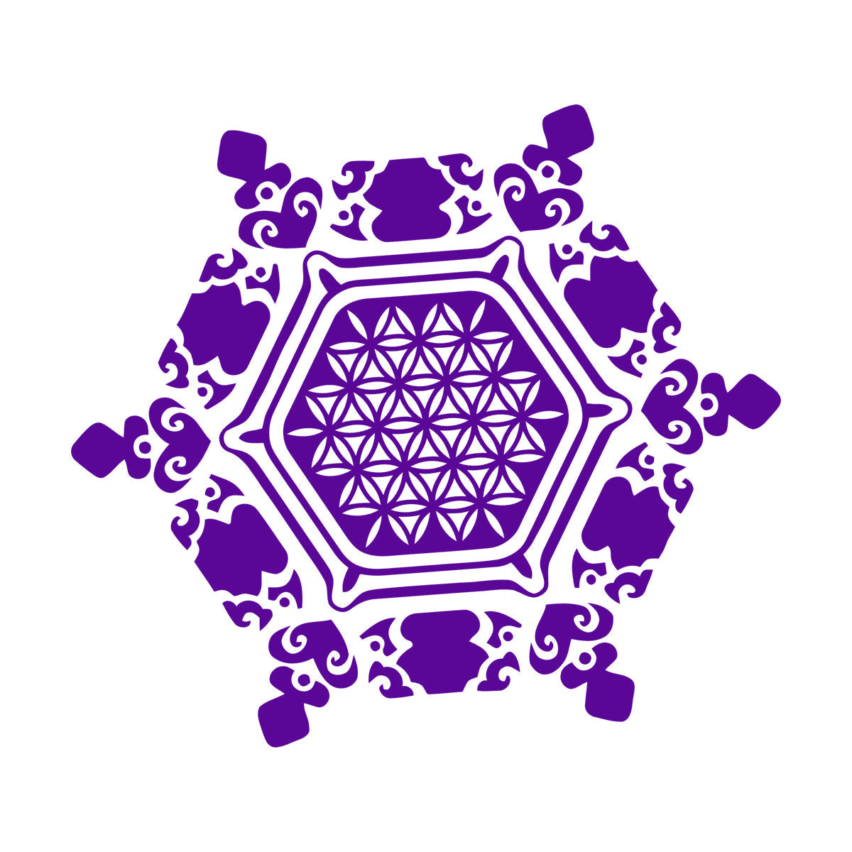 Wall Stickers Paster Paper Snowflake Water Crystal Flower Life Home Glass Stickers