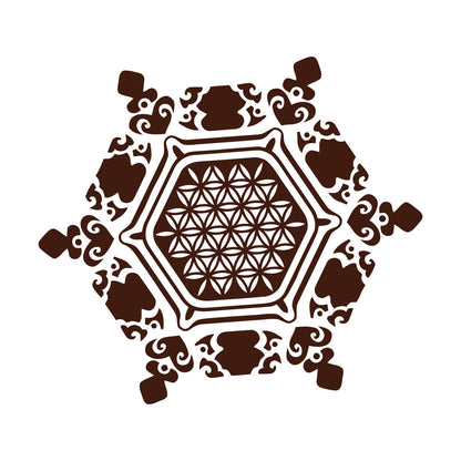 Wall Stickers Paster Paper Snowflake Water Crystal Flower Life Home Glass Stickers