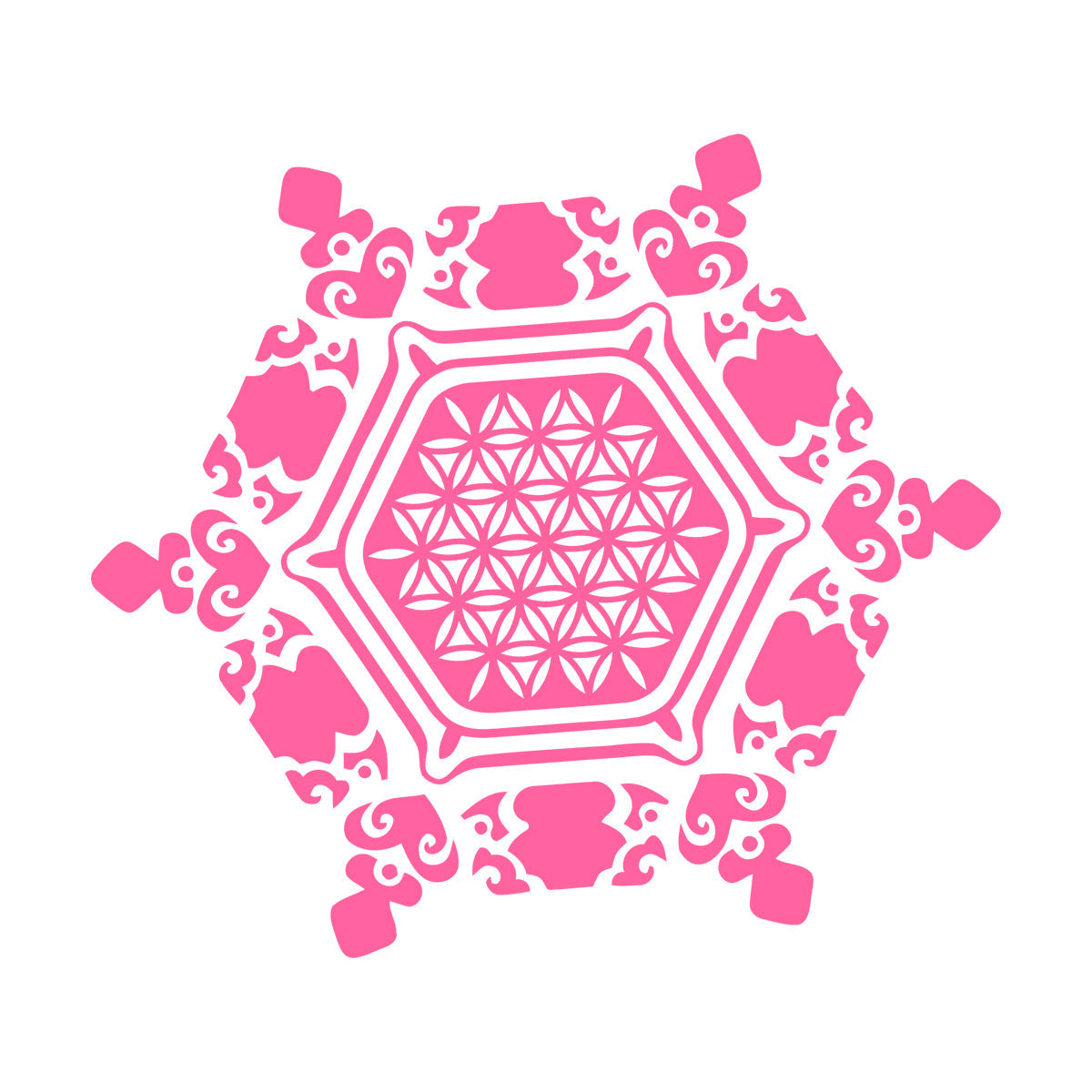 Wall Stickers Paster Paper Snowflake Water Crystal Flower Life Home Glass Stickers