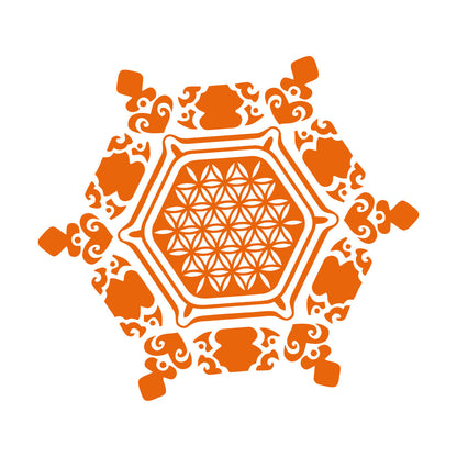 Wall Stickers Paster Paper Snowflake Water Crystal Flower Life Home Glass Stickers