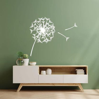 Vinyl Wall Decals Abstract Flower Bud Dandelion Parachute Multiple Size Options