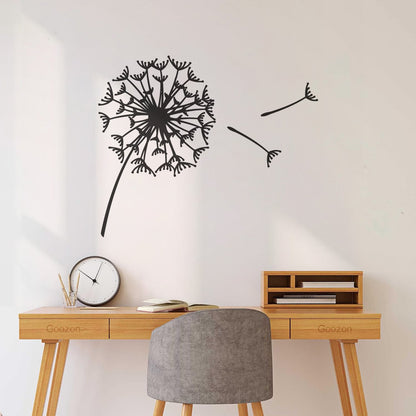 Vinyl Wall Decals Abstract Flower Bud Dandelion Parachute Multiple Size Options