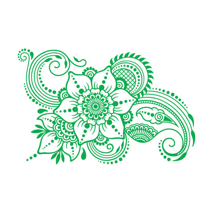 Wall Stickers Abstract Flowers Bouquet Floral Natural Garden Wall Beautification