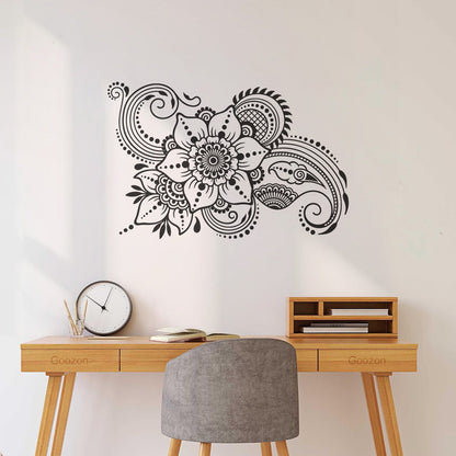 Wall Stickers Abstract Flowers Bouquet Floral Natural Garden Wall Beautification