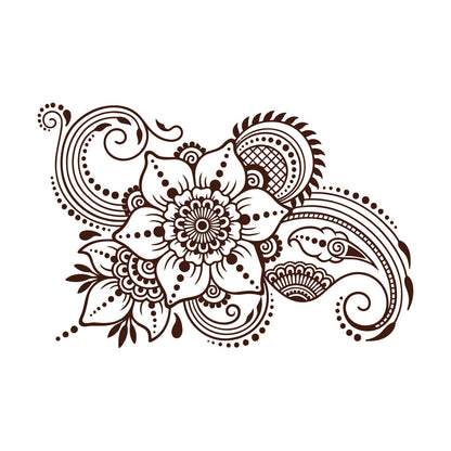 Wall Stickers Abstract Flowers Bouquet Floral Natural Garden Wall Beautification