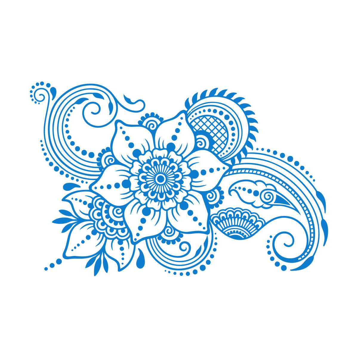 Wall Stickers Abstract Flowers Bouquet Floral Natural Garden Wall Beautification