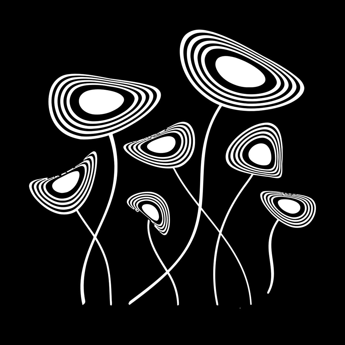 Fine Carving Decals Abstract Flowers House Car Body Decoration