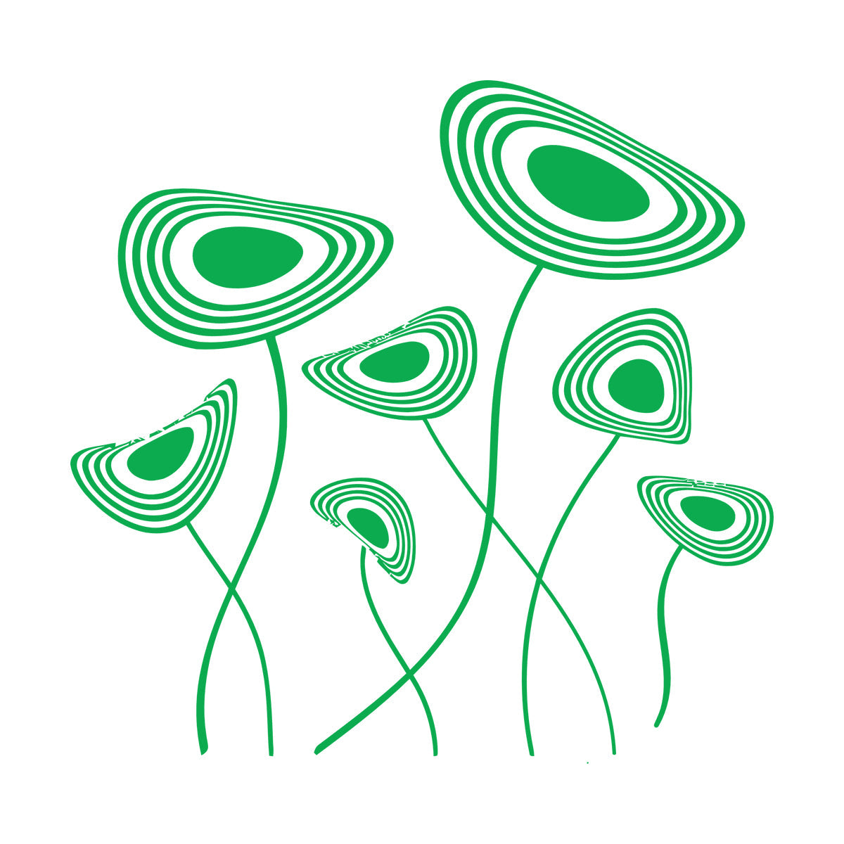 Fine Carving Decals Abstract Flowers House Car Body Decoration