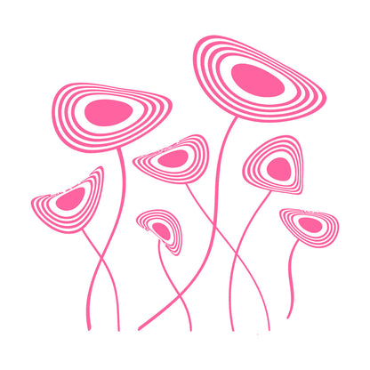 Fine Carving Decals Abstract Flowers House Car Body Decoration