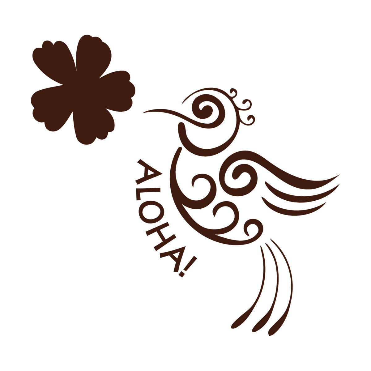 Aloha Bird Flower Hawaii Hawaiian Room Vinyl Wall Stickers Do Not Damage The Wall Surface