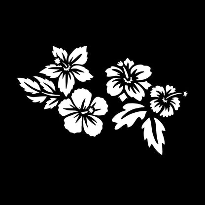 Fine Carving Stickers Beautiful Exotic Flowers Bud Tropical Beach Style Art Mural Painting