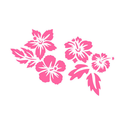 Fine Carving Stickers Beautiful Exotic Flowers Bud Tropical Beach Style Art Mural Painting