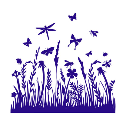 Engraving Decals Beautiful Insects Natural Flowers Butterfly Dragonfly Tattoo Culture