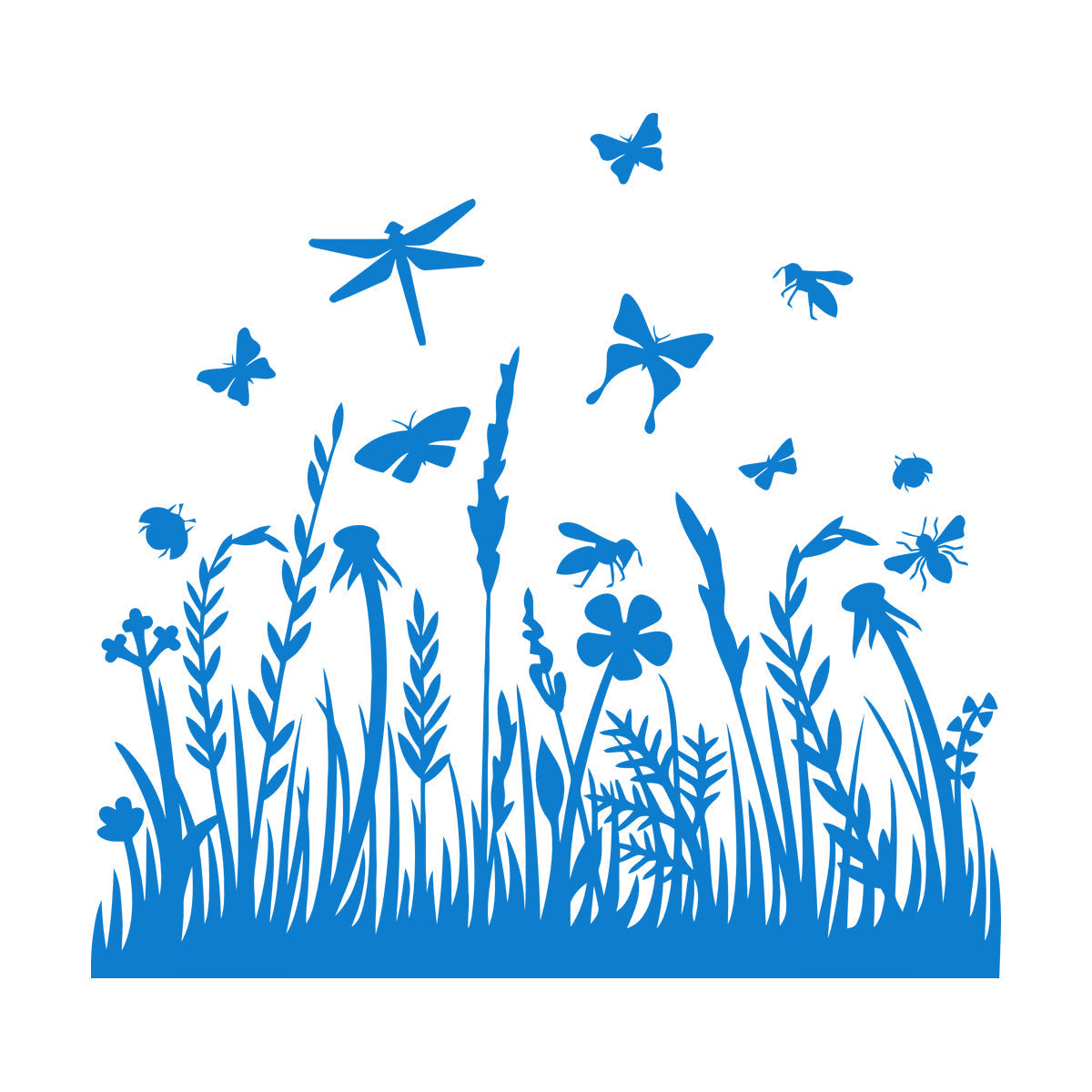 Engraving Decals Beautiful Insects Natural Flowers Butterfly Dragonfly Tattoo Culture