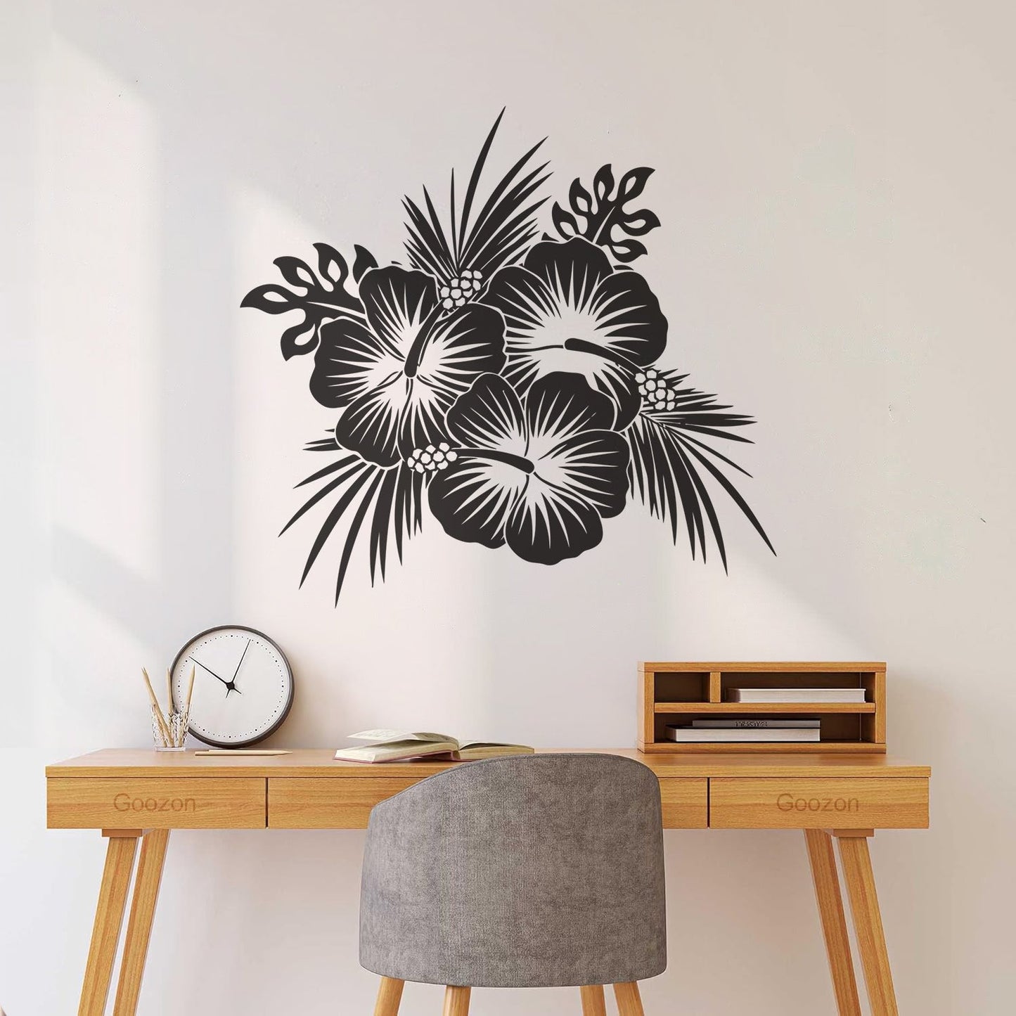 Lettering Stickers Hawaii Hawaiian Tropical Flowers Spa Beach Bud Personalized Customization