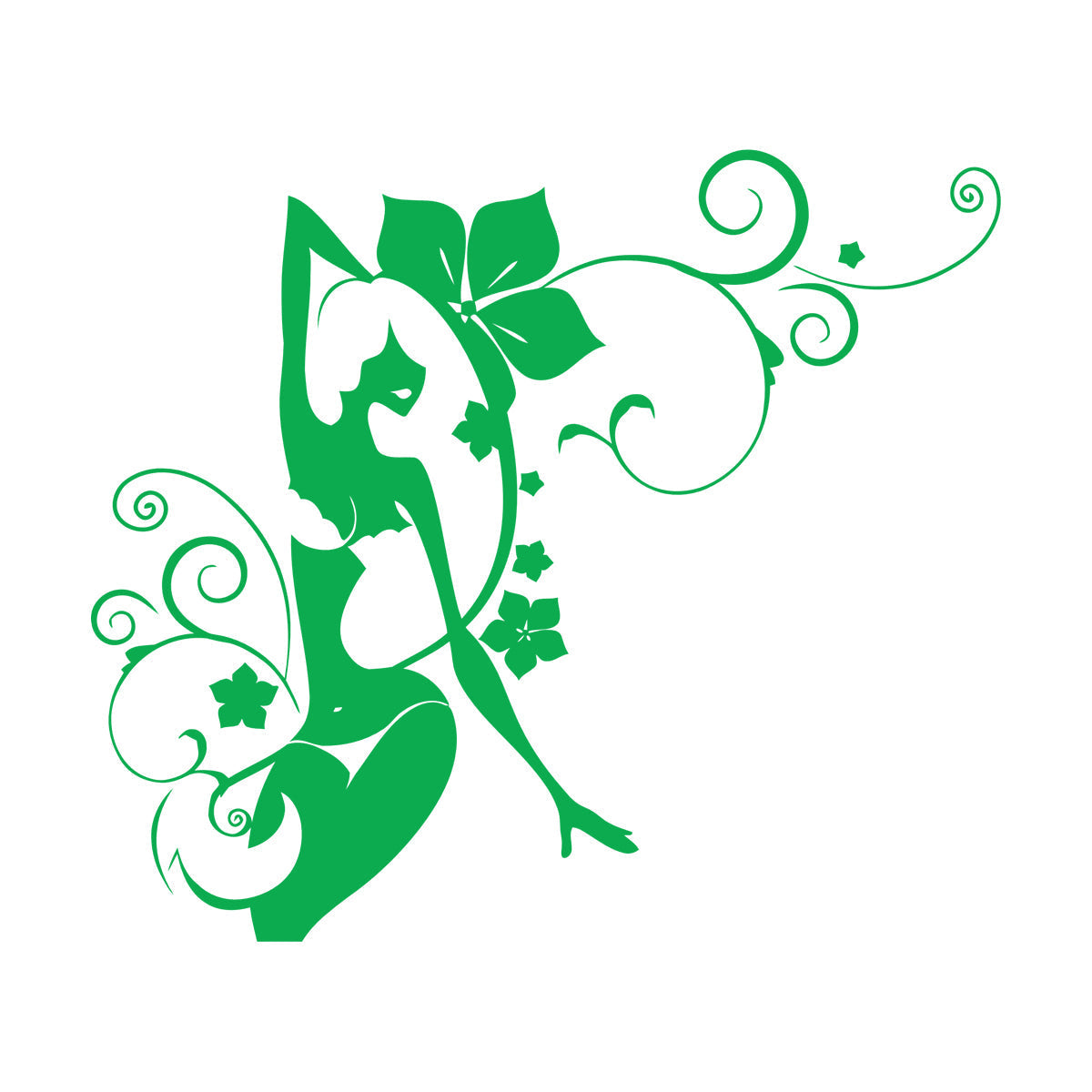 Mural And Wall Vinyl Decal Bikini Girl Hot Swimsuit Appeal Tropical Beach Style Flowers Glass Stickers