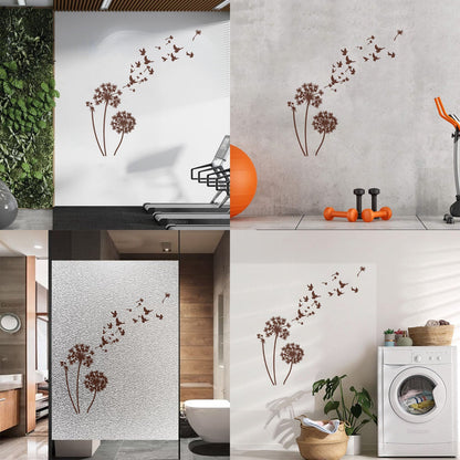 Wall Vinyl Sticker Decor Birds Dandelions Flower Garden Bedroom Tattoo Culture