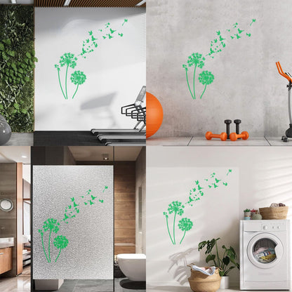Wall Vinyl Sticker Decor Birds Dandelions Flower Garden Bedroom Tattoo Culture